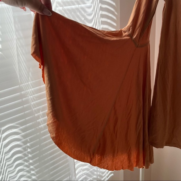 Free People Wide Sleeve We The Free Birds Of Paradise Top Size Small - Picture 5 of 5